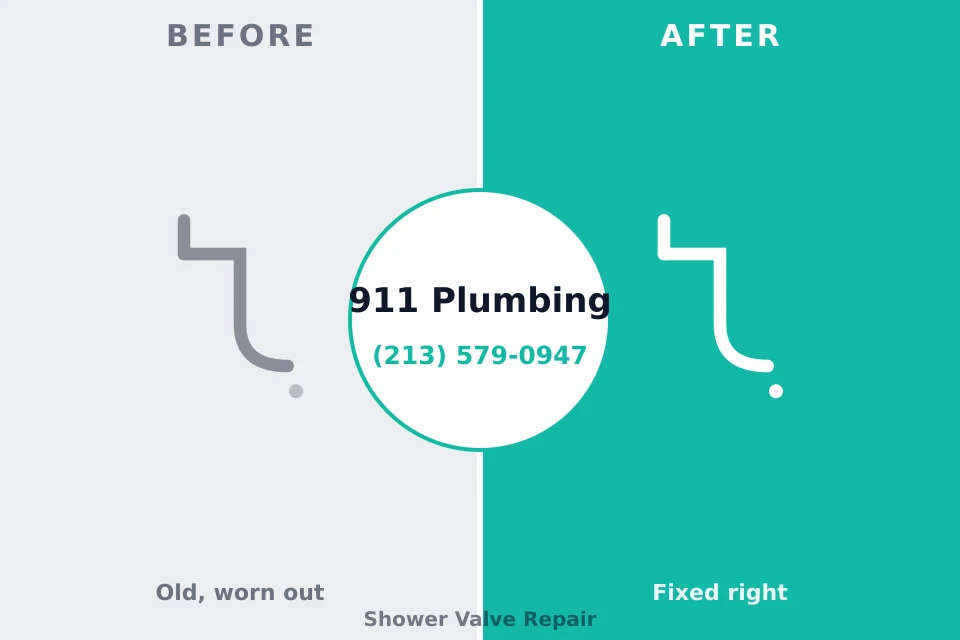 Before and after: plumbing repair Glenville, WV